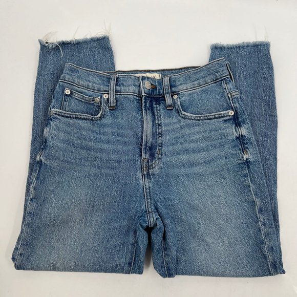 Madewell Blue The Perfect Vintage Skinny Jeans | Petite Size 25 - Picture 7 of 9